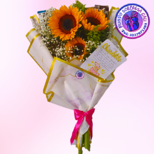 bouquet de girasoles